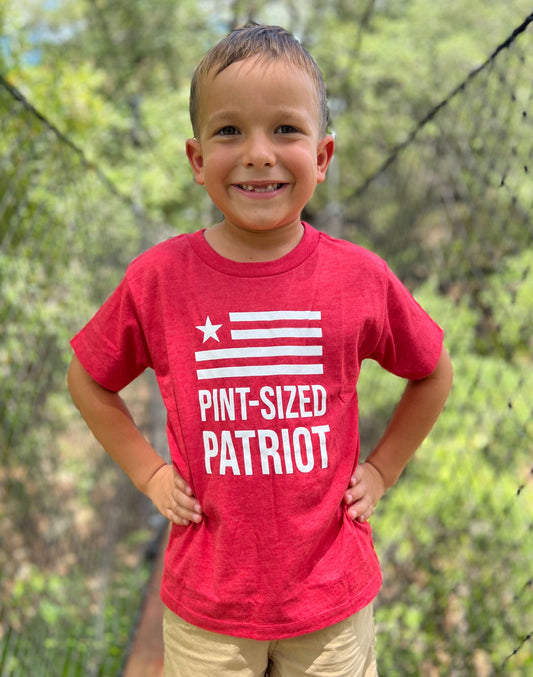 Toddler Pint Sized Patriot Tee - Red