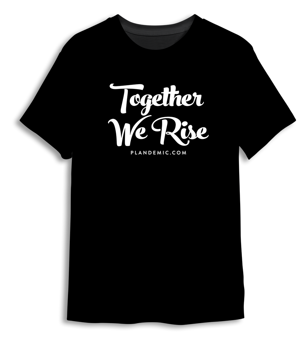 Unisex Together We Rise Tee - Black