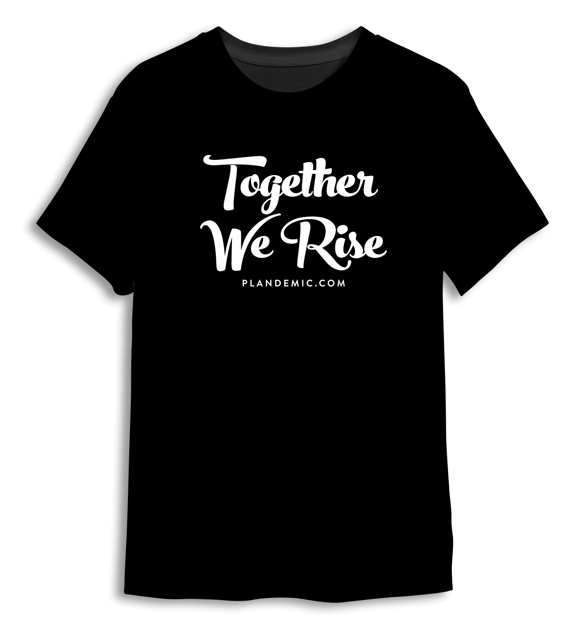 Unisex Together We Rise Tee - Black