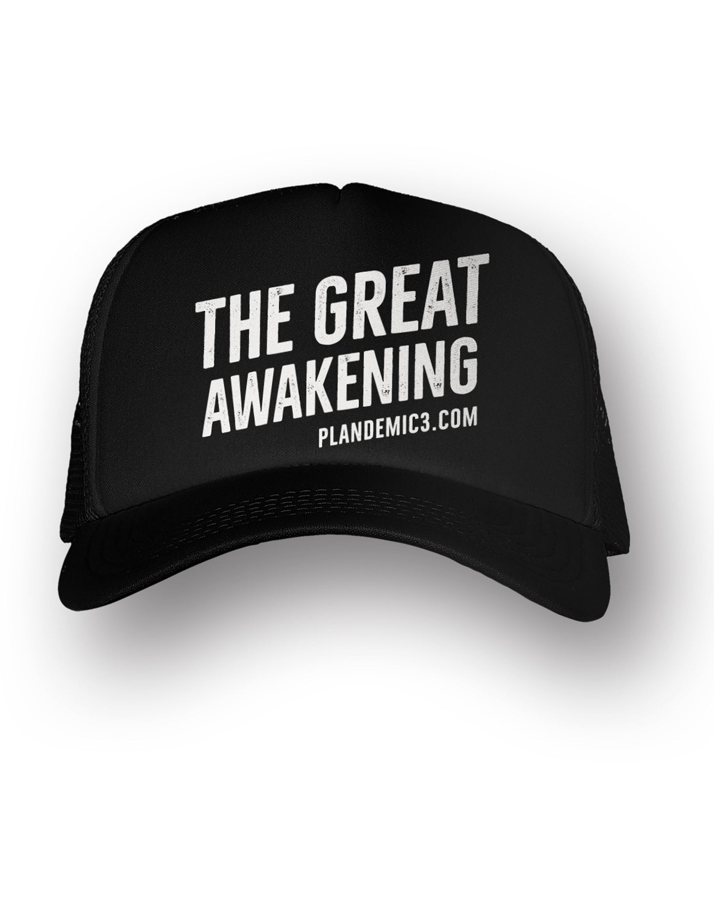 The Great Awakening Foam Snapback Trucker Hat - Black