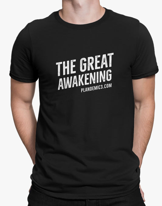 Mens/Unisex The Great Awakening Tee - Black