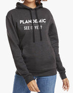 Unisex Plandemic See it Yet Fleece Lined Hoodie - Heather Black