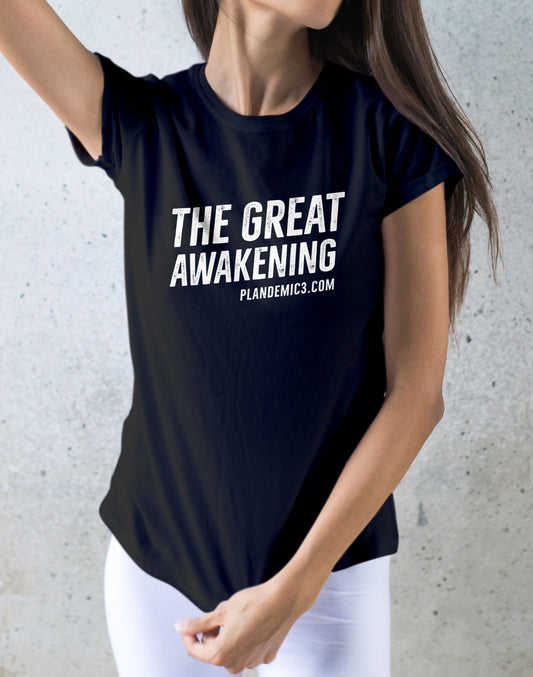 Womens The Great Awakening Relaxed Jersey Tee - Black